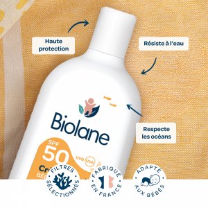 Crème solaire enfant 200ml Biolane