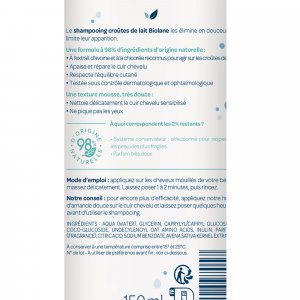 Shampoing bébé croûtes de lait 150ml Biolane