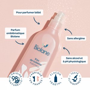 Eau de toilette bébé 200ml Biolane