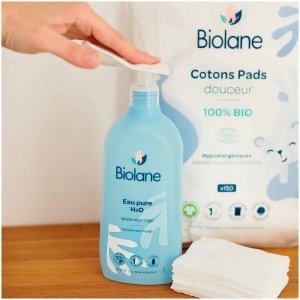 Carré de cotons douceur bio x150 Biolane