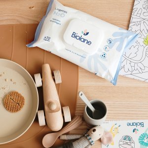 Lingettes bébé h2o x72 Biolane
