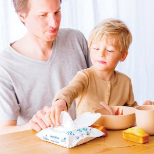 Lingettes bébé sensitives x55 Biolane