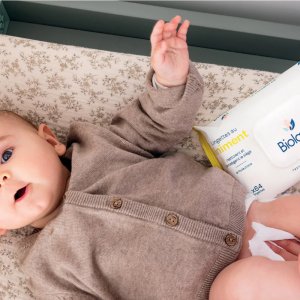 Lingettes bébé au liniment x64 Biolane