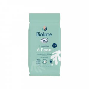 Lingettes à l'eau bébé bio pocket x15 Biolane