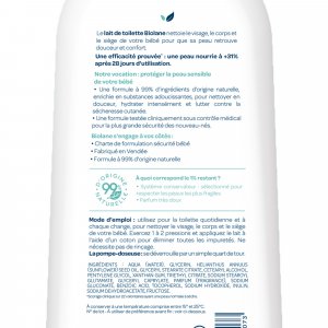 Lait de toilette douceur 750ml Biolane