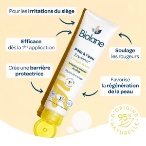 Pâte à l'eau eryderm bébé 100ml Biolane