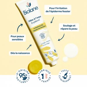 Pâte à l'eau eryderm bébé 75ml Biolane