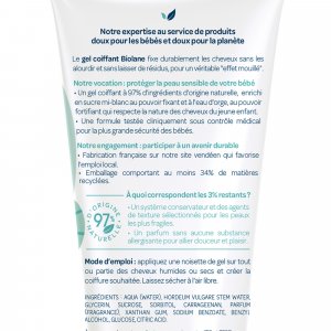 Gel coiffant enfant 100ml Biolane