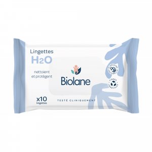 Lingettes bébé h2o pocket x10 Biolane