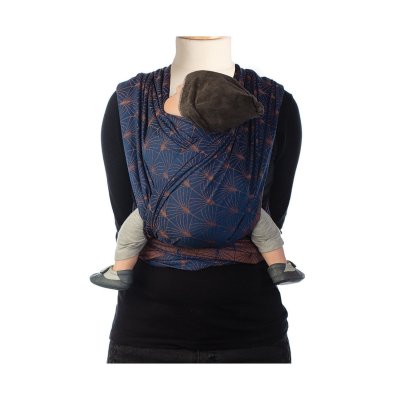 Écharpe de portage tricot-slen ornate blue