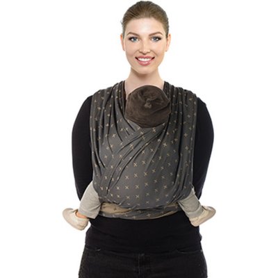 Écharpe de portage tricot-slen bio grey