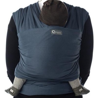 Écharpe de portage tricot-slen bio bluejeans