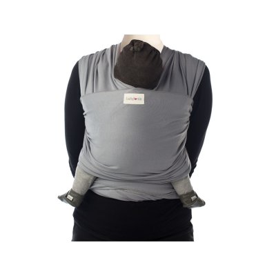 Echarpe de portage tricot-slen bio silver