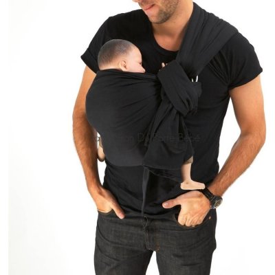 Écharpe de portage sling black beans