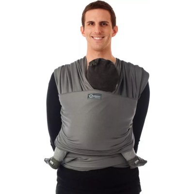 Écharpe de portage tricot-slen bio moon mist grey