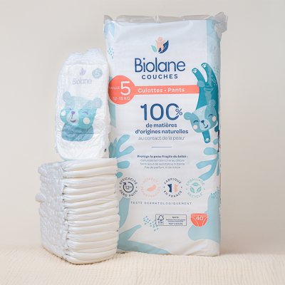 Couches culottes bébé taille 5 - 40 couches