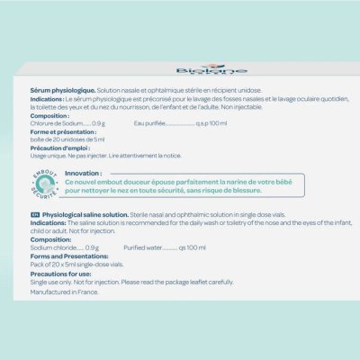 Sérums physiologiques bébé 20 x 5ml