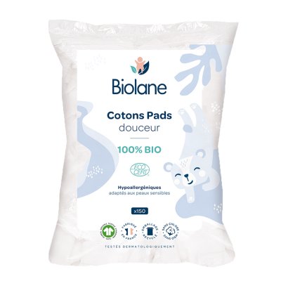 Carré de cotons douceur bio x150