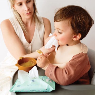 Lingettes à l'eau bébé bio x54