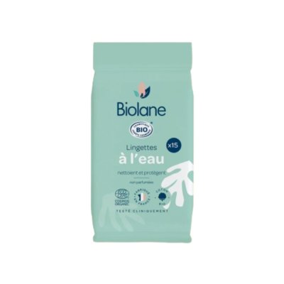 Lingettes à l'eau bébé bio pocket x15
