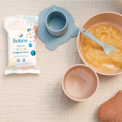 Lingettes bébé visage et mains pocket x20