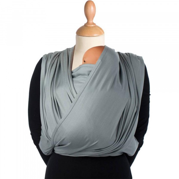 Écharpe de portage sling grey violet Babylonia