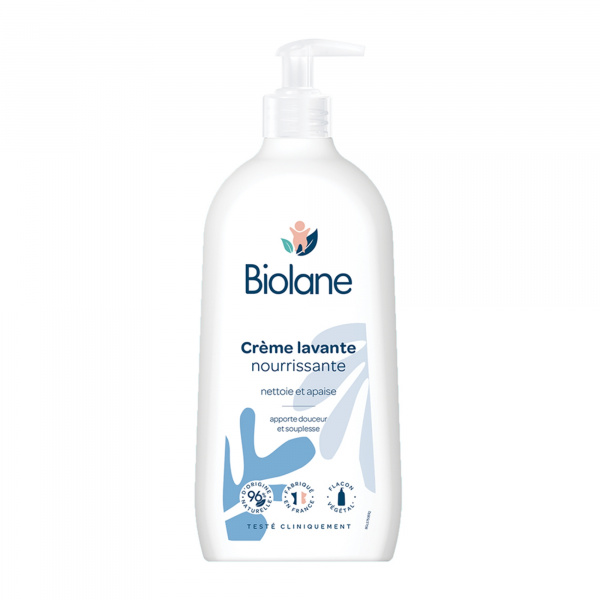 Crème lavante nourrissante bébé 750ml Biolane