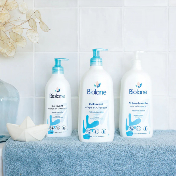 Crème lavante nourrissante bébé 750ml Biolane