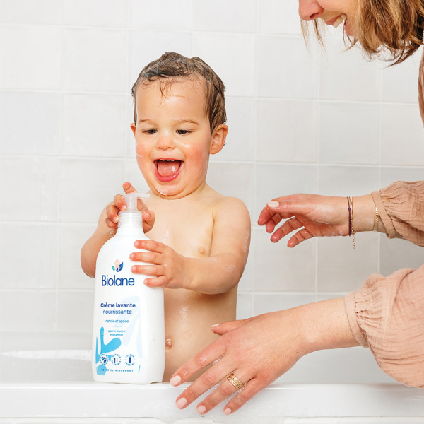 Crème lavante nourrissante bébé 750ml Biolane