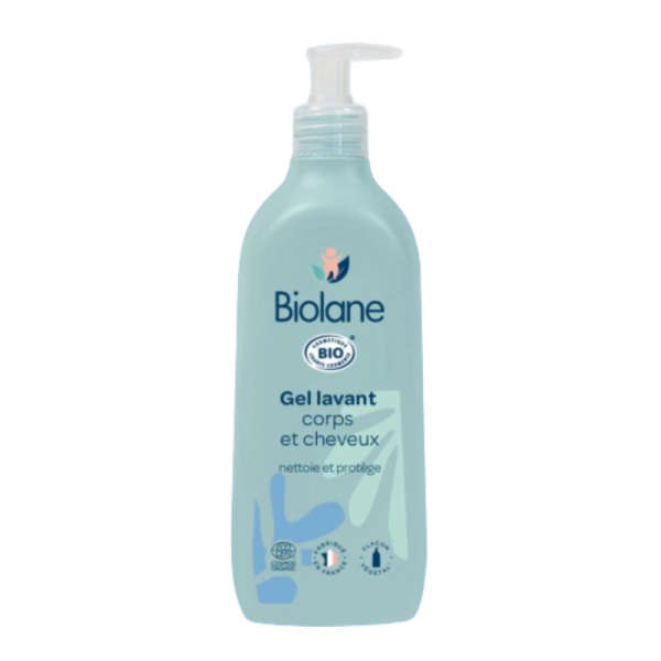 Gel lavant corps et cheveux bio 500ml Biolane