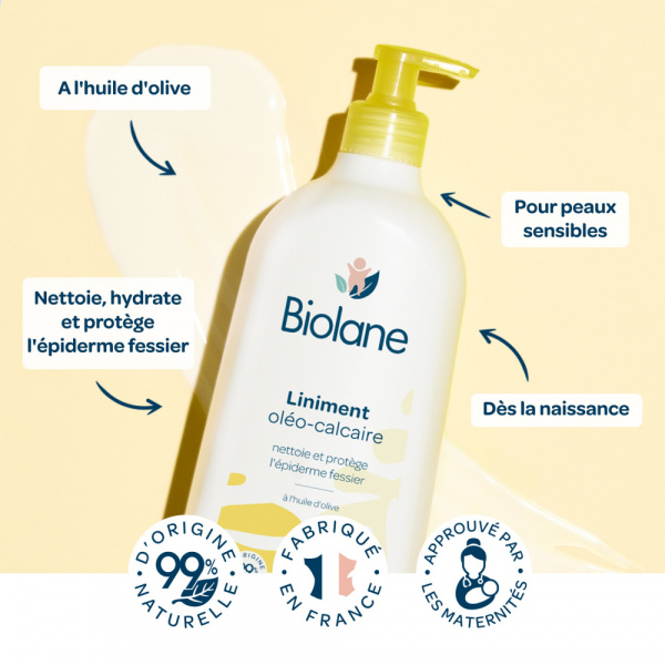 Liniment oléo-calcaire 700ml Biolane