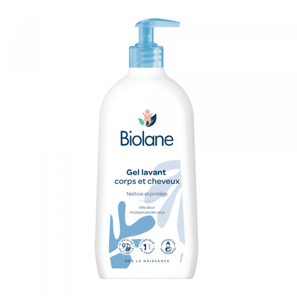 Gel lavant corps et cheveux 750ml Biolane