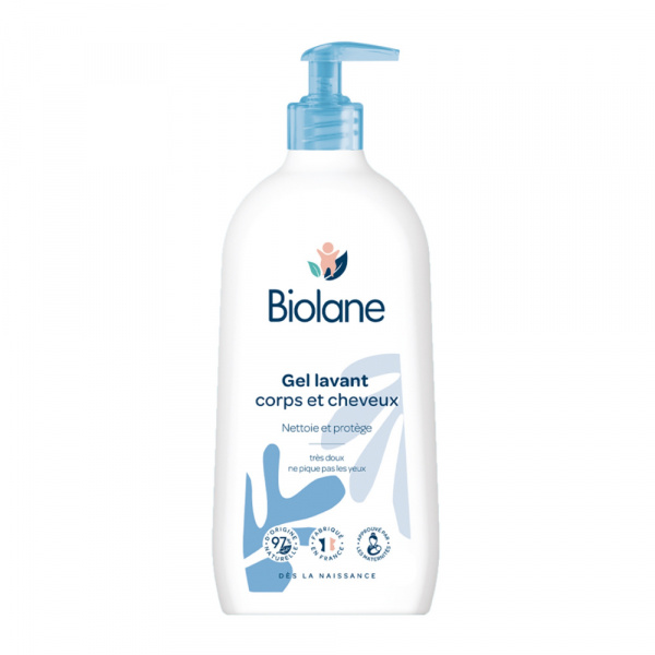 Gel lavant corps et cheveux 350ml Biolane