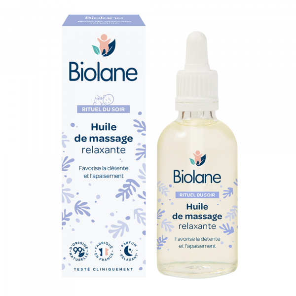 Huile de massage relaxante 50ml Biolane