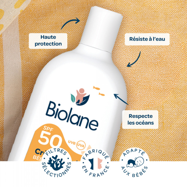 Crème solaire enfant 200ml Biolane