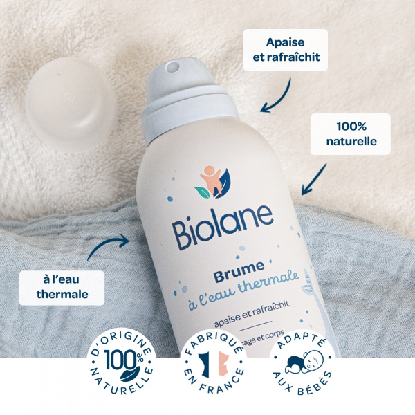 Brume eau thermale 150ml Biolane