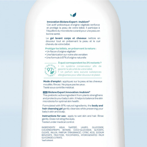 Gel lavant enfant expert 500 ml Biolane