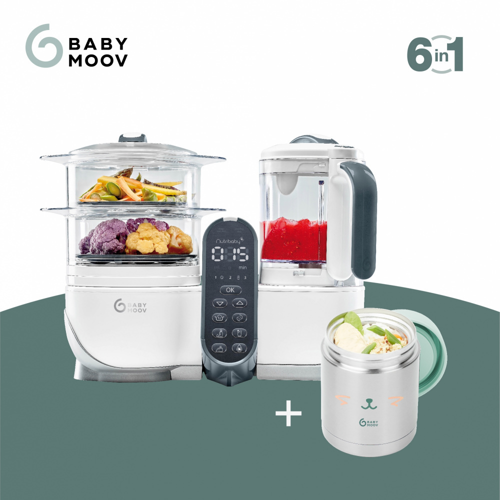 Robot Nutribaby Plus, de Babymoov - Gris