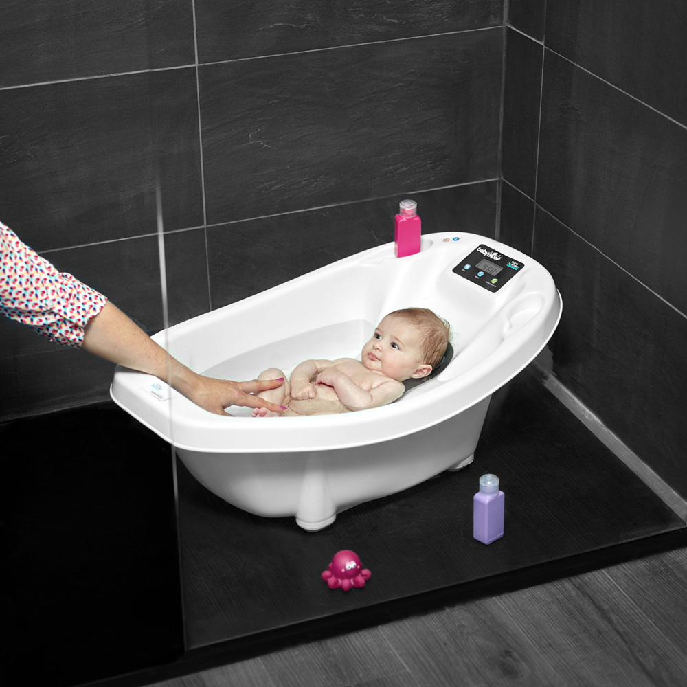Babymoov Baignoire Aquascale Avec Thermomètre Et Balance Intégrés