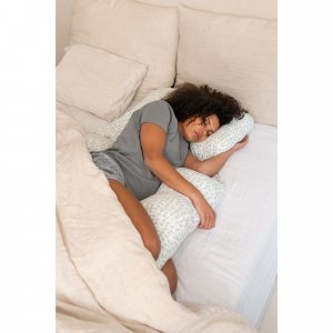 Coussin d'allaitement maxxy mini leaves green Babymoov