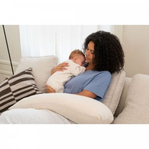 Coussin d'allaitement maxxy mini flowers sand Babymoov