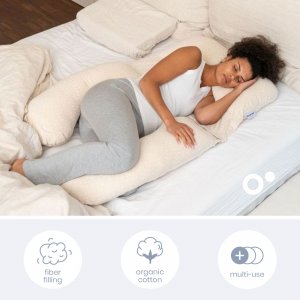 Coussin d'allaitement maxxy mini flowers sand Babymoov