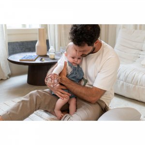 Coussin d'allaitement twisty 2 en 1 pearl grey Babymoov