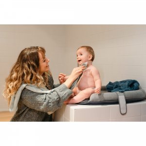 Lot de 3 langes en gaze de coton lovely mini leaves green Babymoov