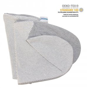 Housse de coussin d'allaitement doomoo classic grey Babymoov