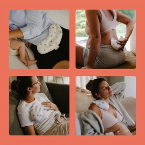 Bouillotte sèche maternité snoogy mom peaches Babymoov