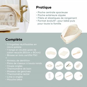 Trousse de soin bouclette white Babymoov