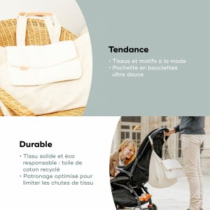 Sac à langer tote bag sherpa Babymoov