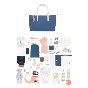 Sac à langer champs-elysees bleu minéral Babymoov