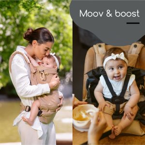Porte bébé moov & boost Babymoov